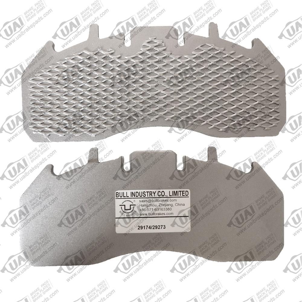 Meritor ELSA 225-3 D1708 Air Disc Brake Pad Mesh Backing Plates